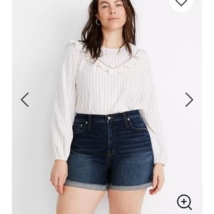 Madewell High Rise Curvy Shorts